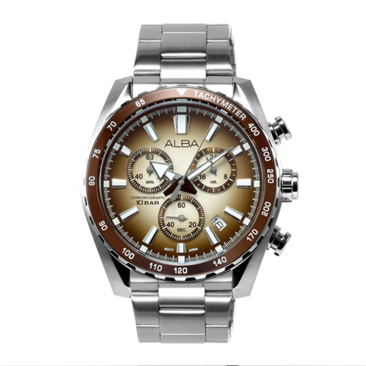 ALBA Golden Beige Dial Men's Watch AX7009X1