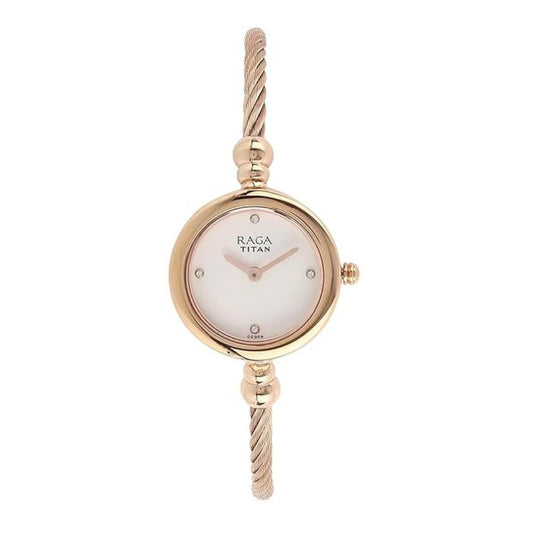 Titan Raga White Dial Women's Watch 2586WM01