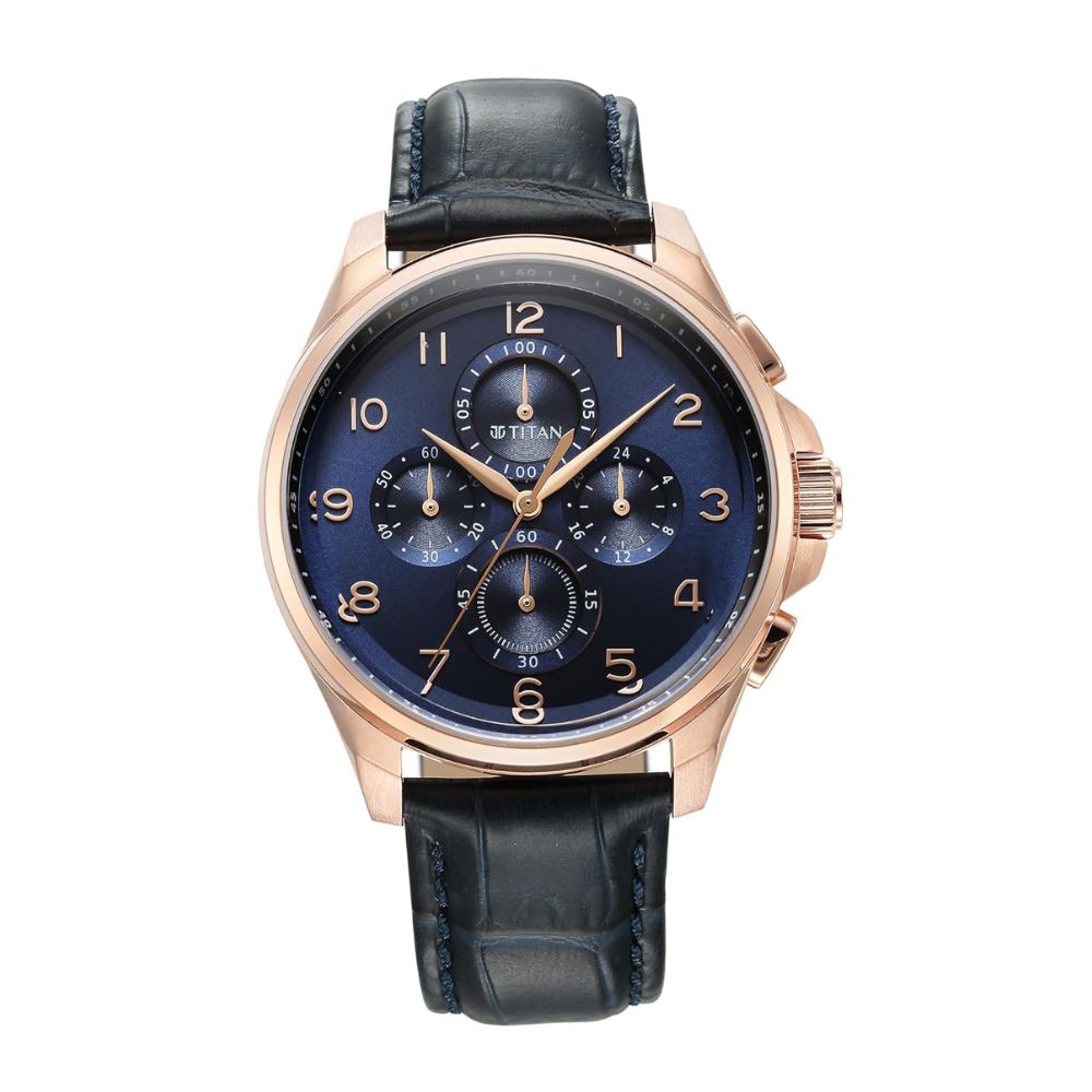 Titan Classic Midnight Blue Men's Watch 90169WL01