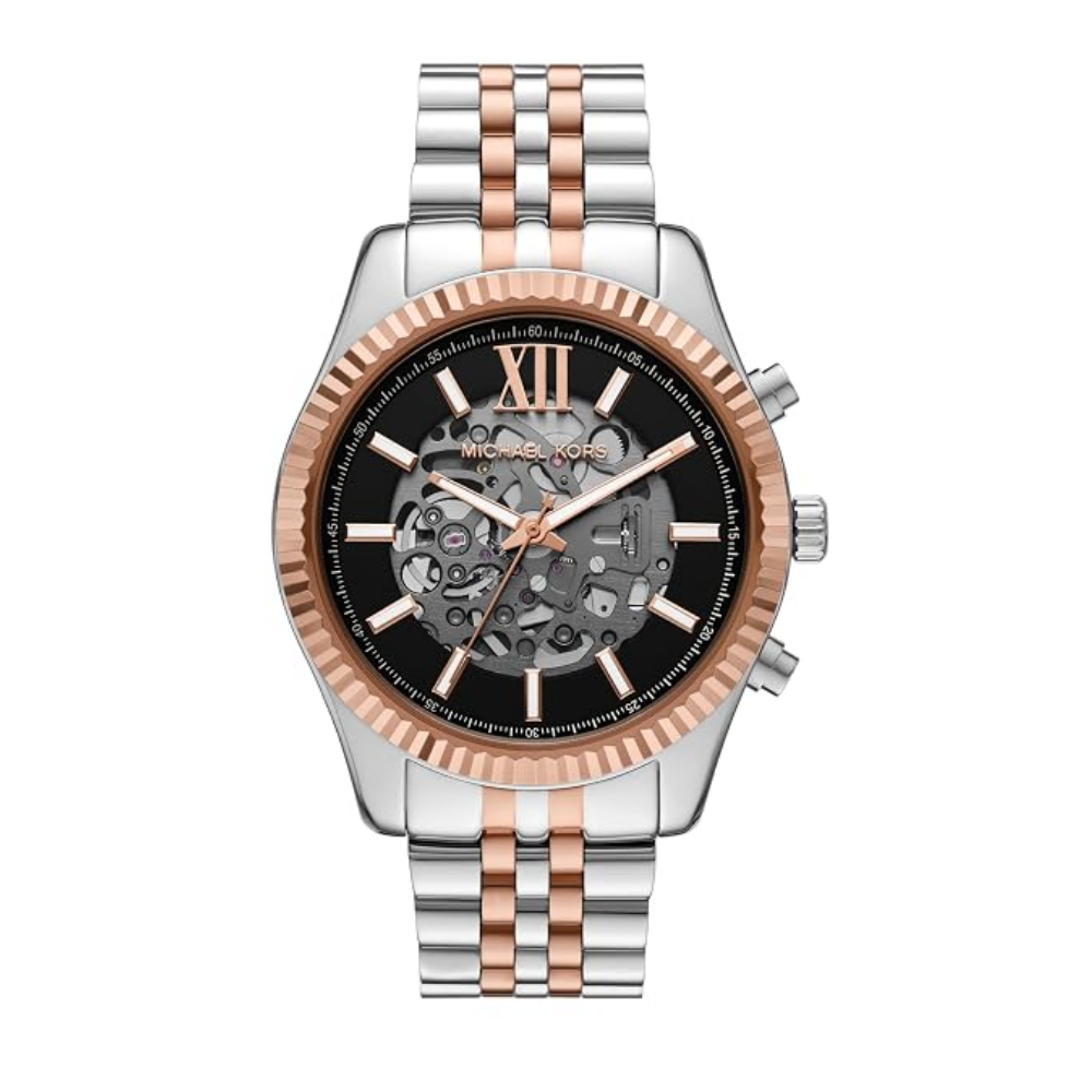Michael Kors Lexington Men's Automatic Black Dial Analog Watch MK9266
