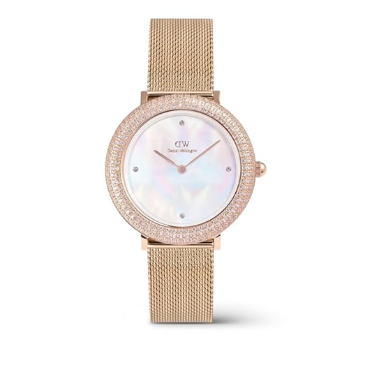 Daniel Wellington Crystal Bezel Silver Women's Watch DW00100823K