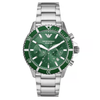 Emporio Armani World Explorer Green Dial Men's Chronograph Watch AR11500