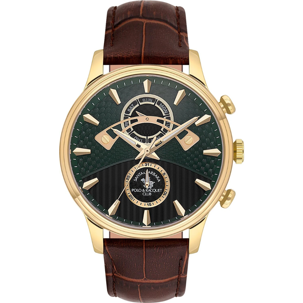 Santa Barbara Polo & Racquet Club Multicolor Dial Men's Analog Watch SB.1.10593-5