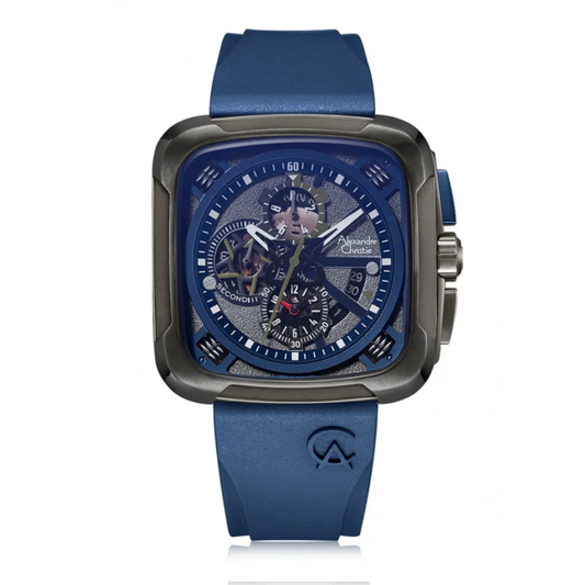 Alexandre Christie Chronograph Blue Men's Watch 6577MCRIGBABU