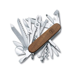Victorinox Swiss Champ Walnut Wood Men's Pocket Knife Multi-Tool 1.6791.63