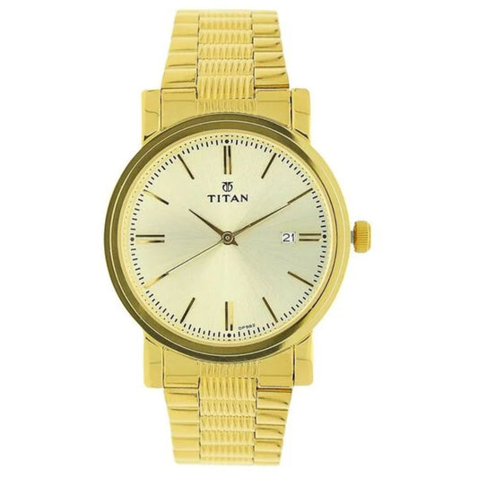 Titan Off White Men's Watch 1712YM03