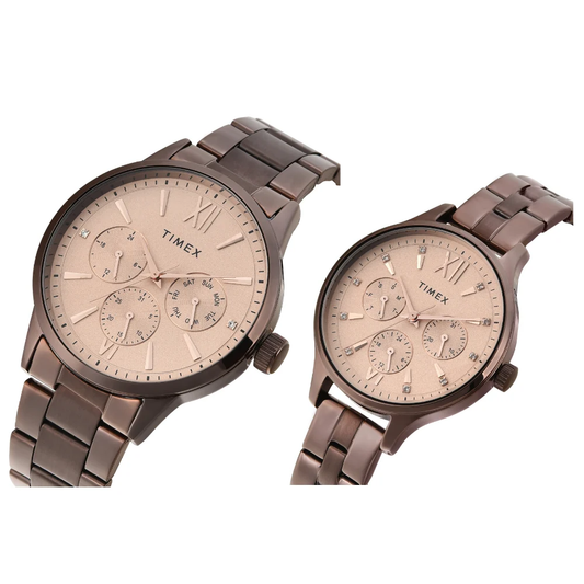 TIMEX Trendline Rose Gold For Men & Women Analog Watch TW00PR306