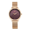 Fastrack Stunners XI Violet Dial Rose Gold Women's Watch 68064WM02