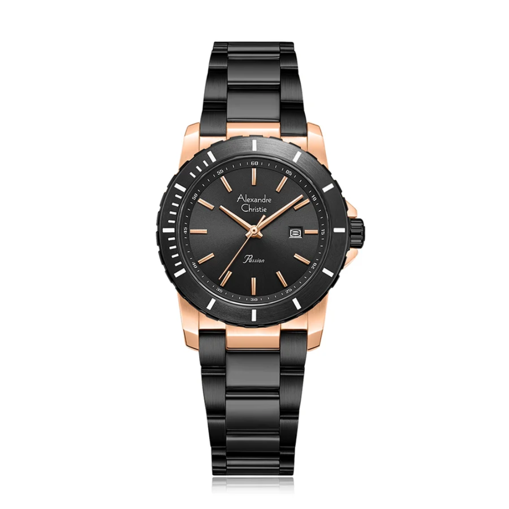 Alexandre Christie Classic Black Women's Watch 6141LDBBRBA