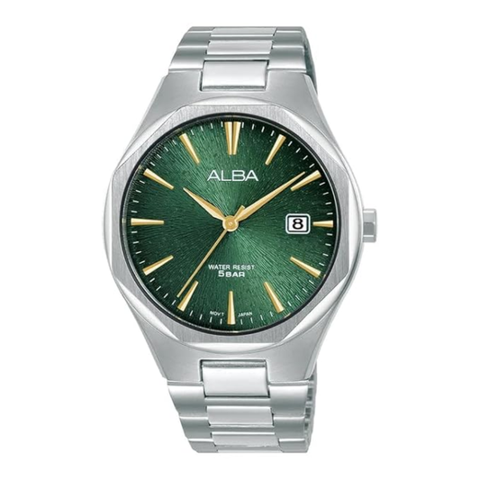 ALBA Pine Green Dial Men's Watch AS9U55X1