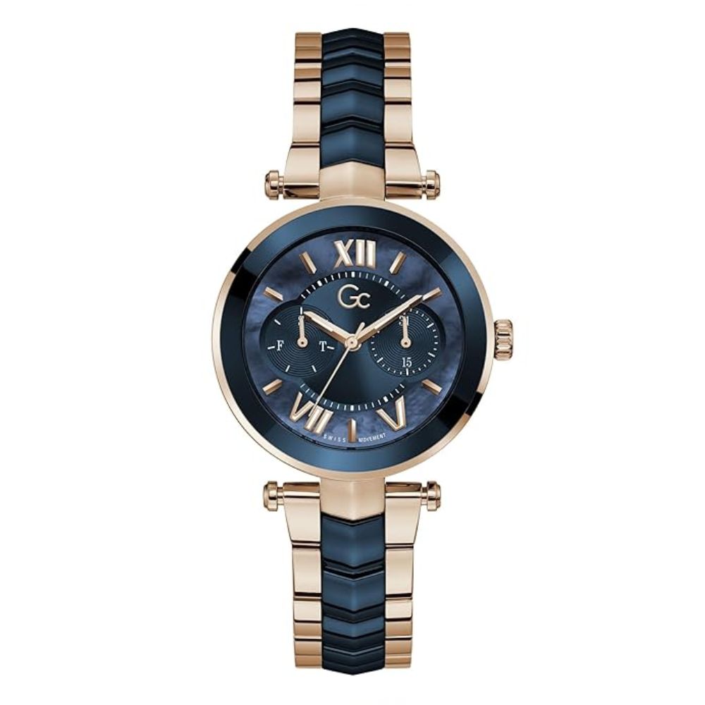 G.C. Round Blue Dial Women's Watch Y92006L7MF