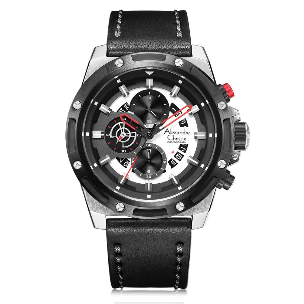 Alexandre Christie Chronograph Black Men's Watch 6506MCLTBSL