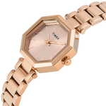 Timex Trendline Octagonal Rose Gold Women Watch TWEL26903