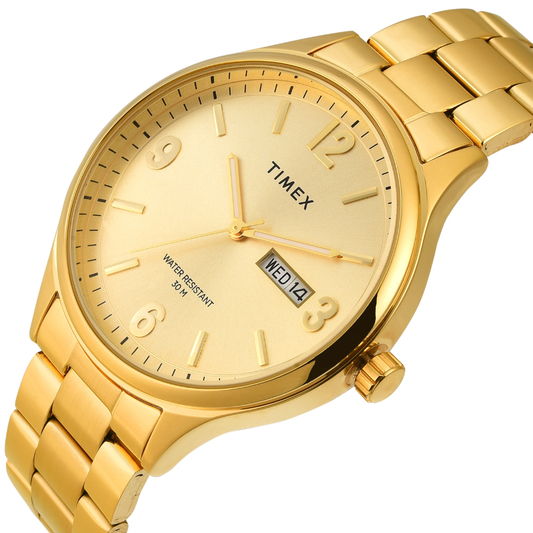 TIMEX Champagne Dial Analog Men Watch TWEG18444