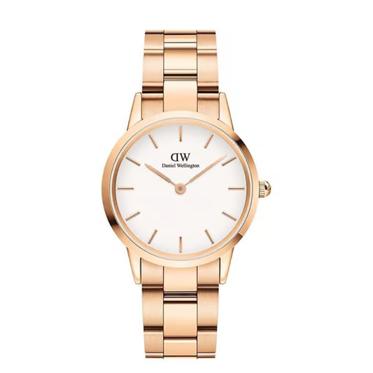 Daniel Wellington Iconic White Women’s Round Dial Analog Watch DW00100211K