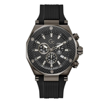 G.C. Round 44mm Black Dial Analog Black Men Watch Z18009G2