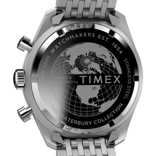 Timex Waterbury Traditional Silver Men Watch TW2V42400UJ