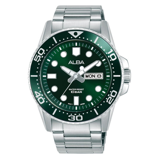 Alba Active Green Dial  Men's Watch AV3595X1