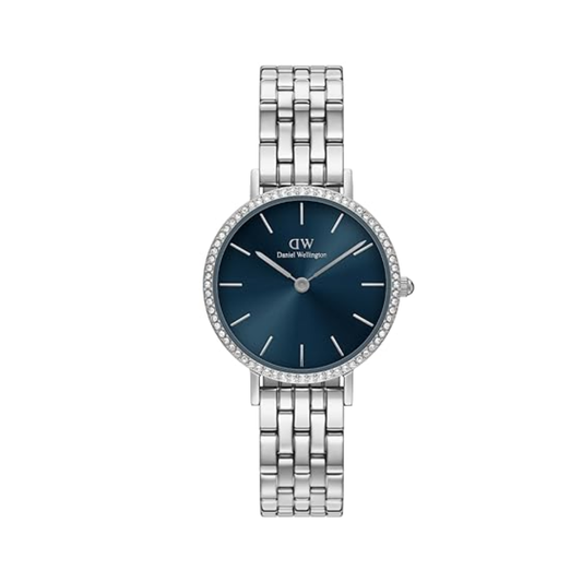 Daniel Wellington Petite Blue & Silver Women's Analog Watch DW00100664K