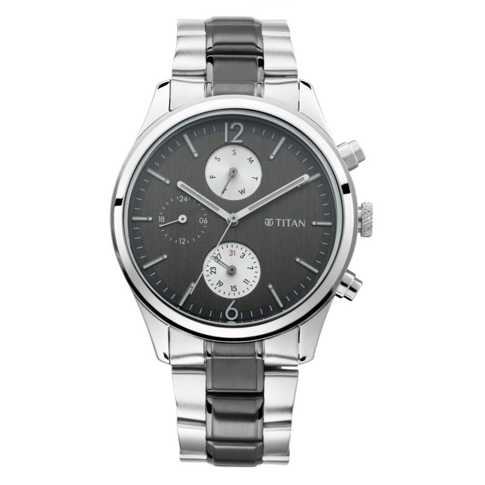 Titan Metropolitan Charm Anthra Men's Watch 1805KM02