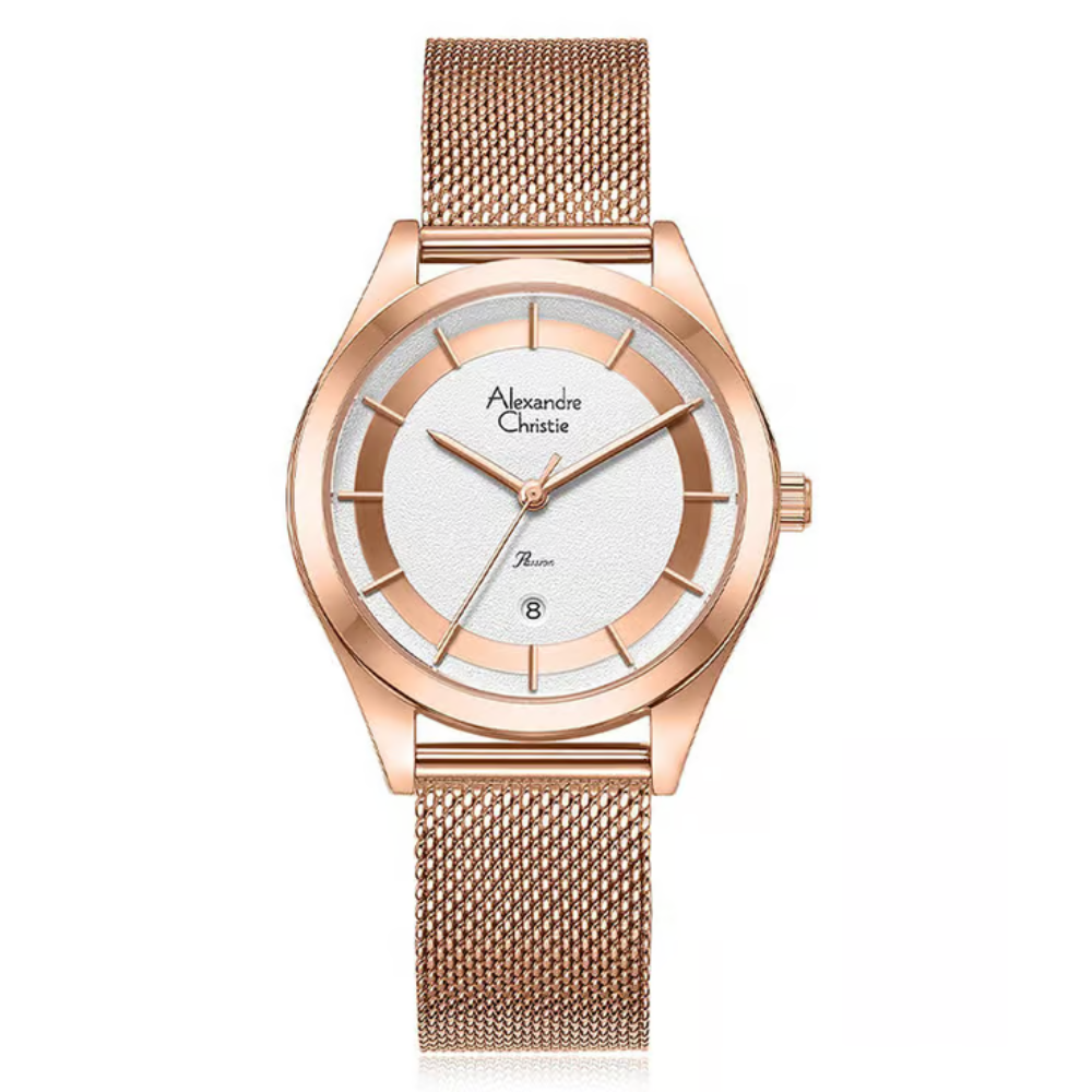 Alexandre Christie Passion Rose Gold Women's Watch 2B43LDBRGSL