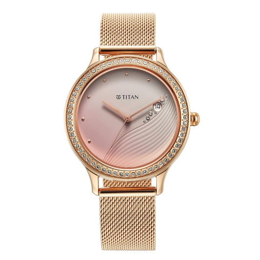 Titan Glam It Up Pink Women's Watch 2634WM05