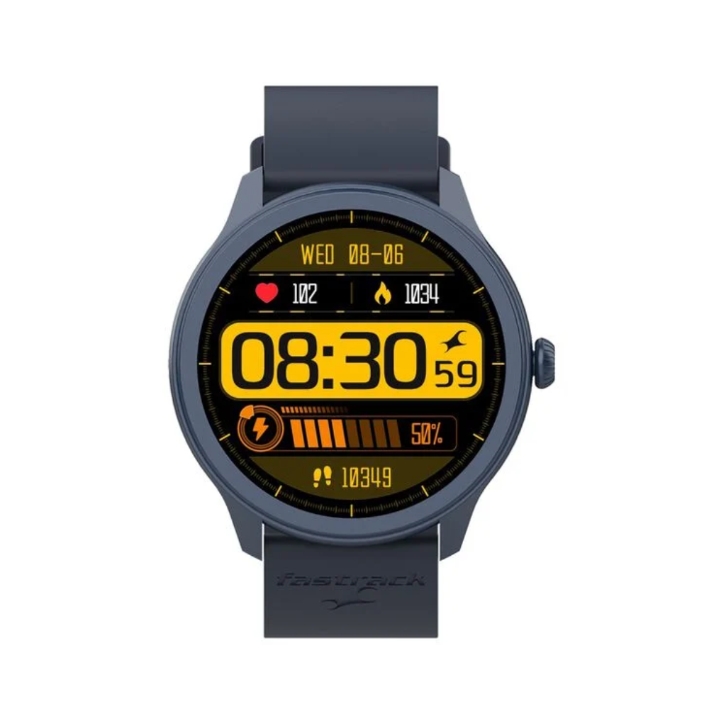 Fastrack Reflex Invoke Blue Unisex Round Watch 38091PP03