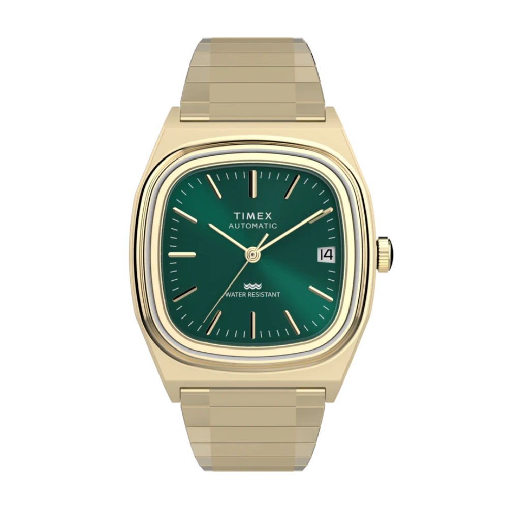 Timex 1983 E Line Green Dial Men's Watch TW2Y67700