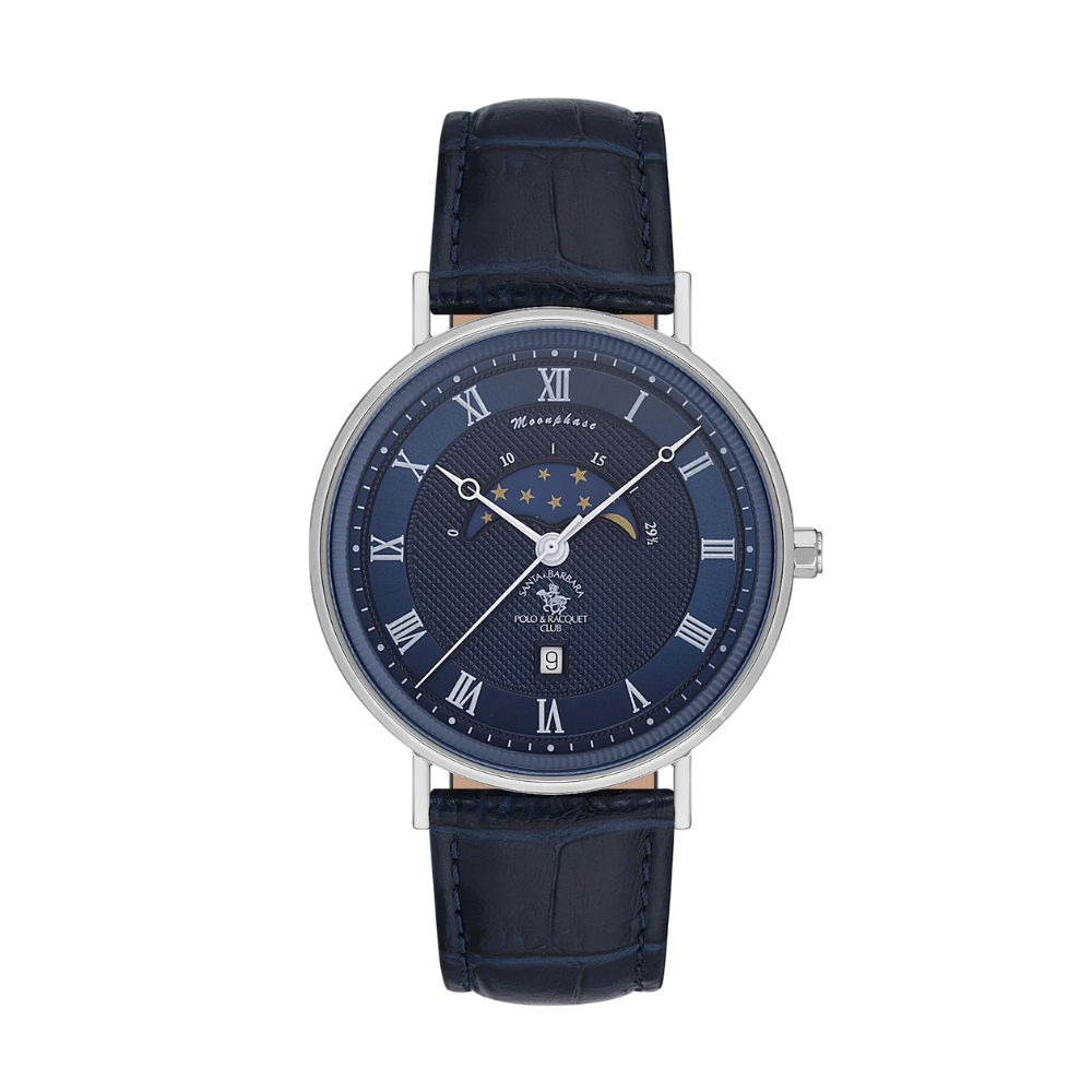 Santa Barbara Polo & Racquet Club Blue Dial Men's Watch SB.4.10014-3
