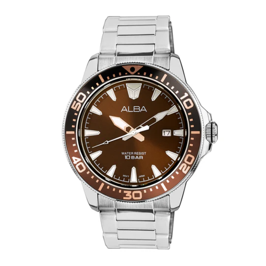ALBA Active Hickory Brown Dial Men's Watch AS9T91X1