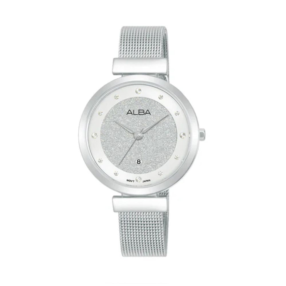 ALBA Fashion Silver Shimmer Women's Watch AH7CG9X1