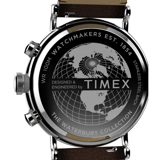 TIMEX Waterbury Standard Rose Gold & Brown Men Analog Watch TW2W47300UJ