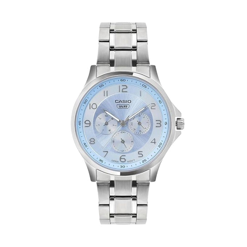 Casio Enticer Ice Blue Dial Men's Watch A2451