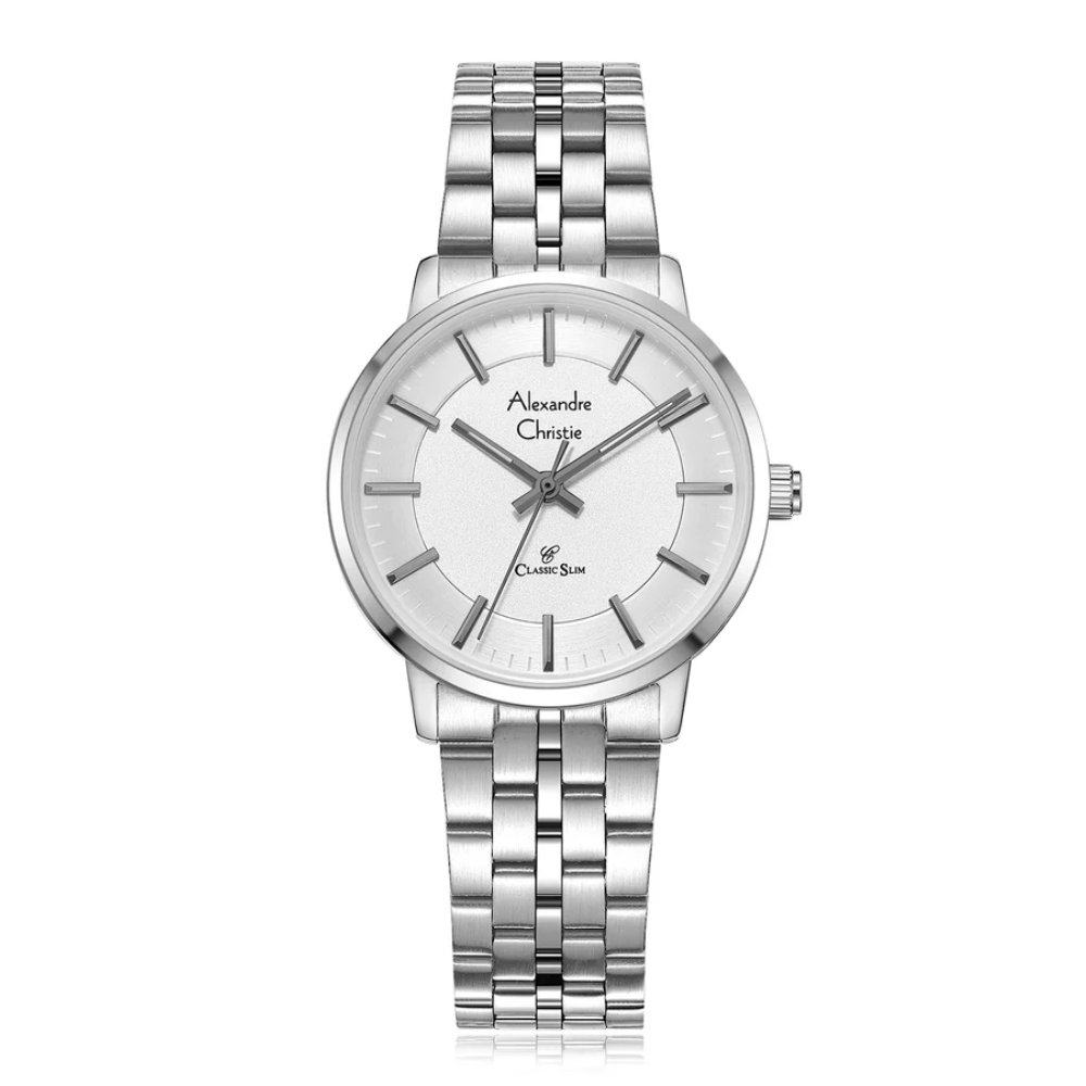 Alexandre Christie Classic Silver Women's Watch 8692LHBSSSL