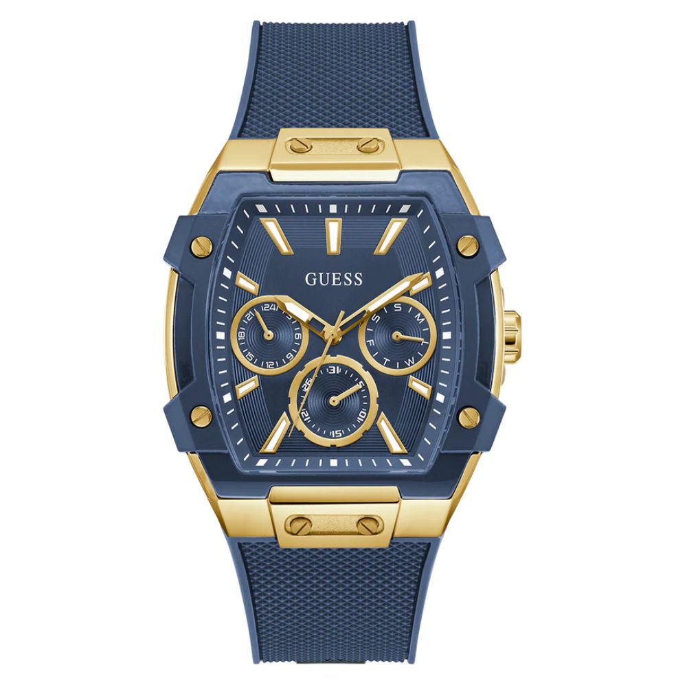 GUESS Blue Gold Men's Watch GW0956G5