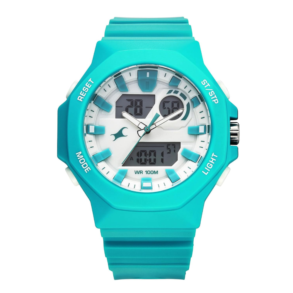 Fastrack Streetstyle 4 Teal Men's Watch 38171PP02