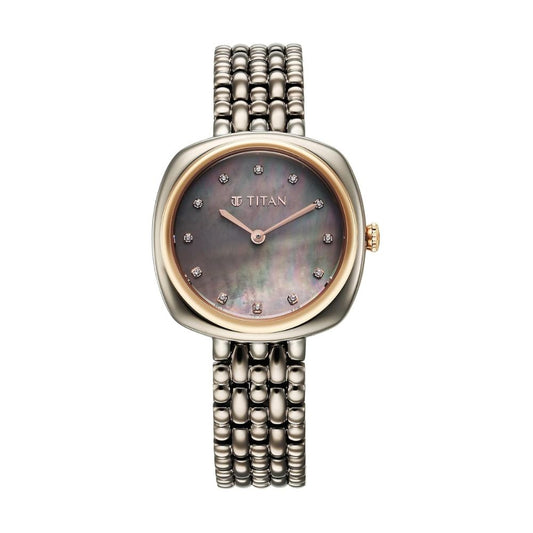 Titan Aura Phase Grey Women's Watch 95241KM02