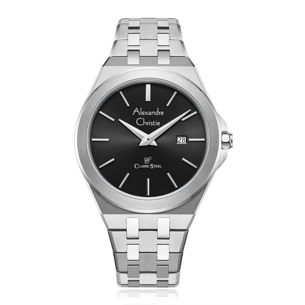 Alexandre Christie Classic Black Men's Watch 8700MDBSSBA
