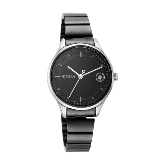 Titan Workwear Black Women's Watch 2649KM01
