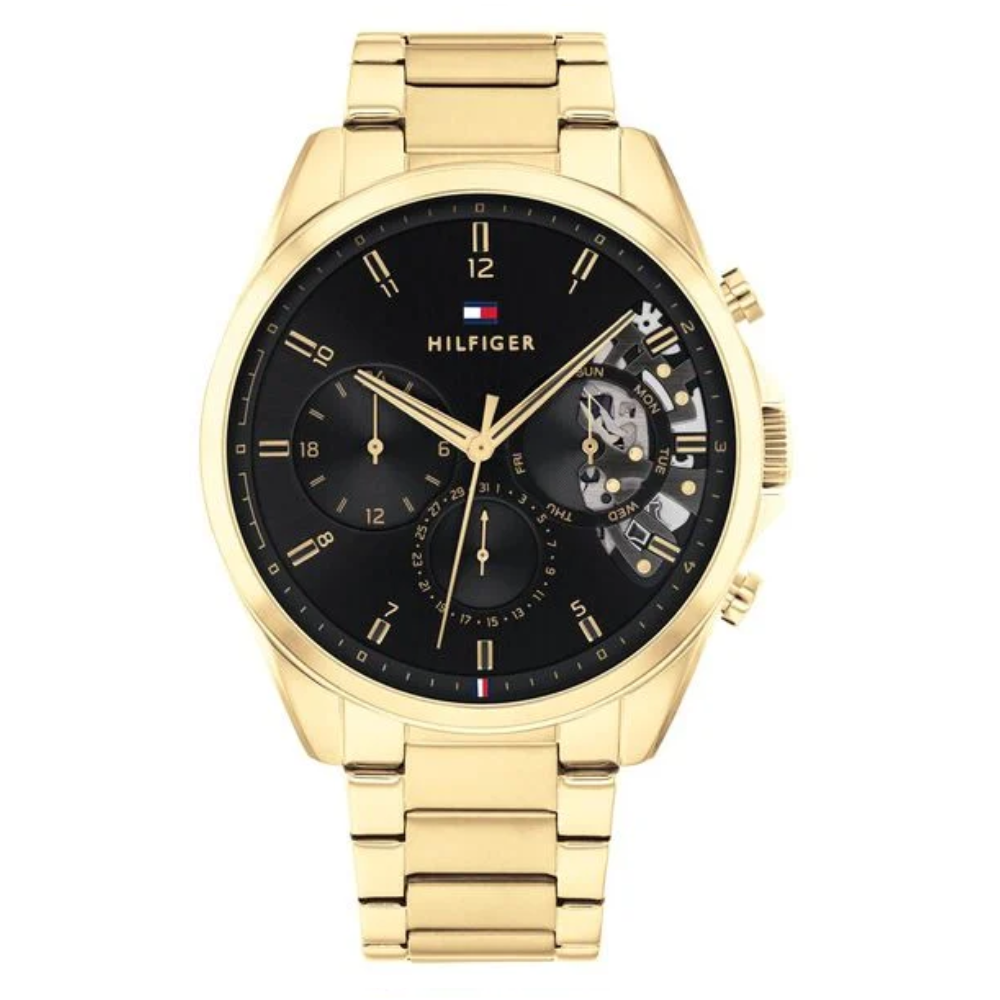 Tommy Hilfiger Multifunction Black Dial Men's Watch TH1710447