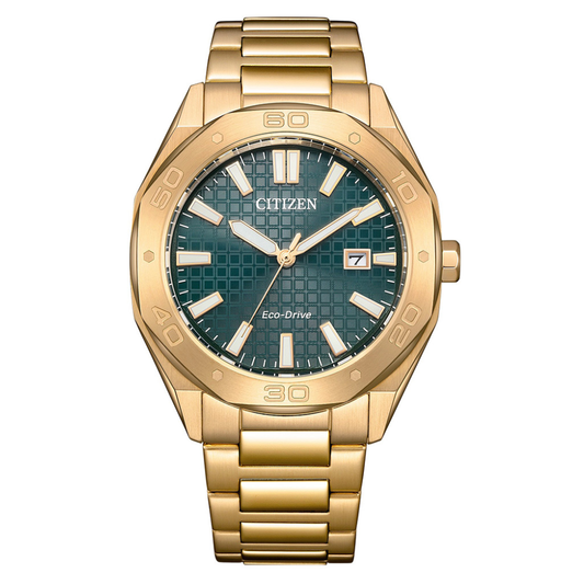 Citizen Eco-Drive Green Dial Men's Watch BM7633-81X