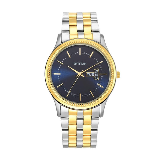 Titan Karishma Trendsetter Midnight Blue Men's Watch 1824BM03