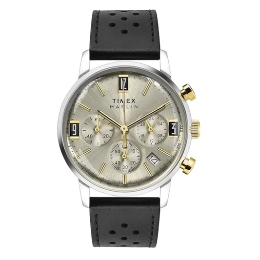 Timex Marlin Beige Dial Analogue Chronograph Men's Watch TWEG26705