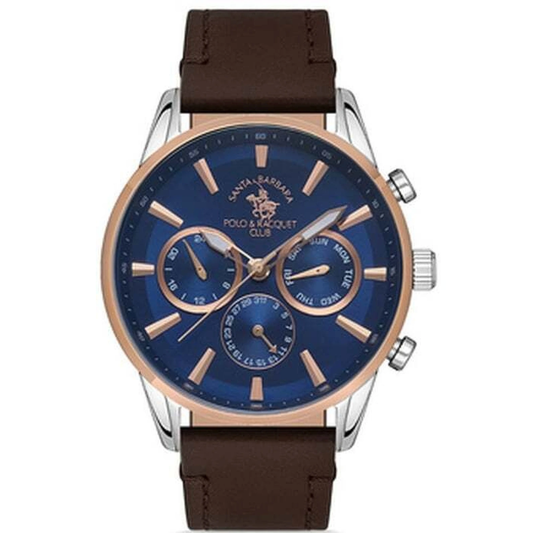 Santa Barbara Polo & Racquet Club Chronograph Blue Dial Men's Watch SB.1.10419-2