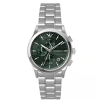 Emporio Armani Paolo Men's Green Dial Chronograph Watch AR11529