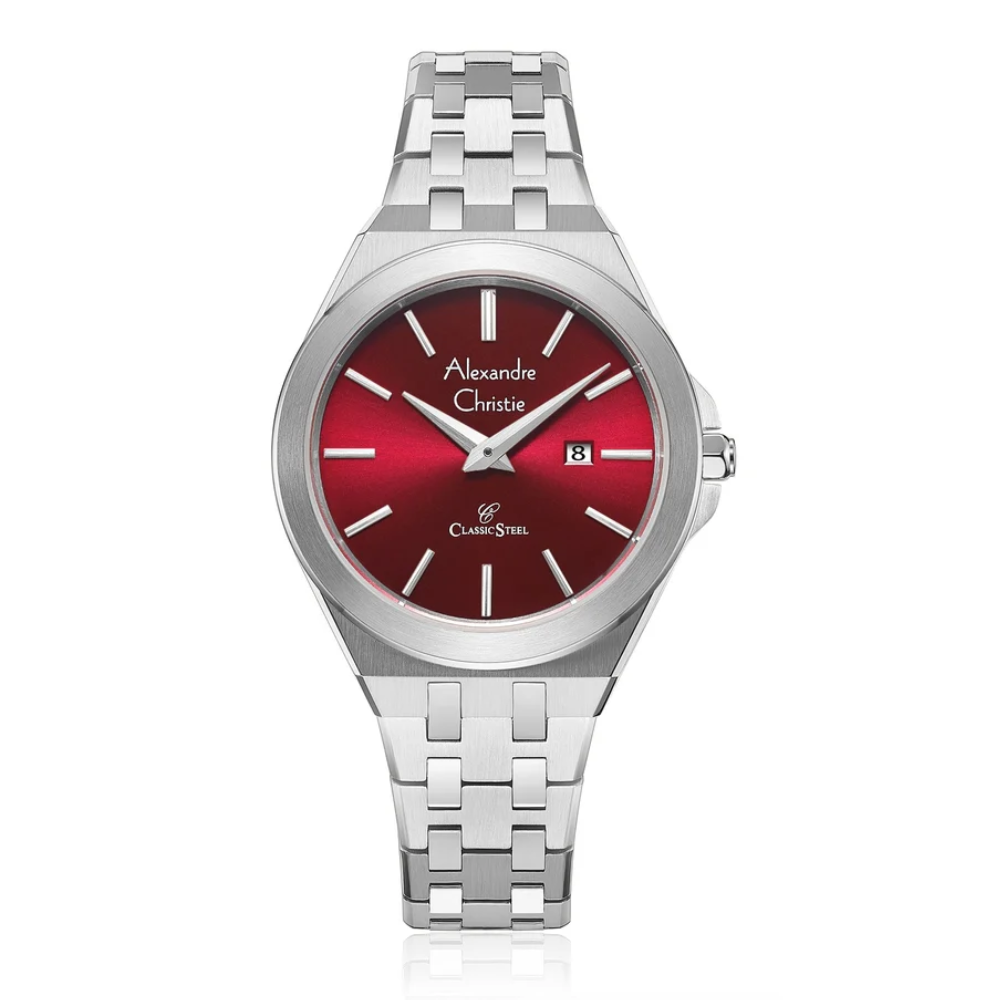 Alexandre Christie Classic Red Women's Watch 8700LDBSSRE