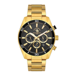 Santa Barbara Polo & Racquet Club Black Dial Men's Stainless Steel Watch SB.1.10498-4