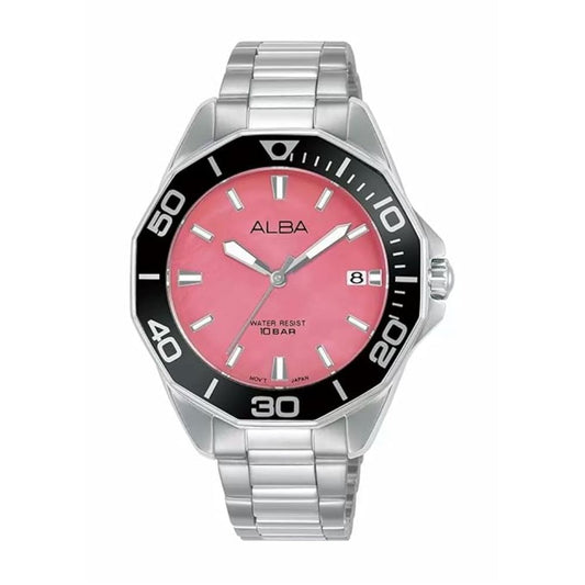 ALBA Fashion Pink Dial Women's Watch AG8P29X1
