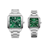 Alexandre Christie Multi-Function Silver Couple's Watches 2B18MFBFSSGNSL