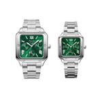 Alexandre Christie Multi-Function Silver Couple's Watches 2B18MFBFSSGNSL
